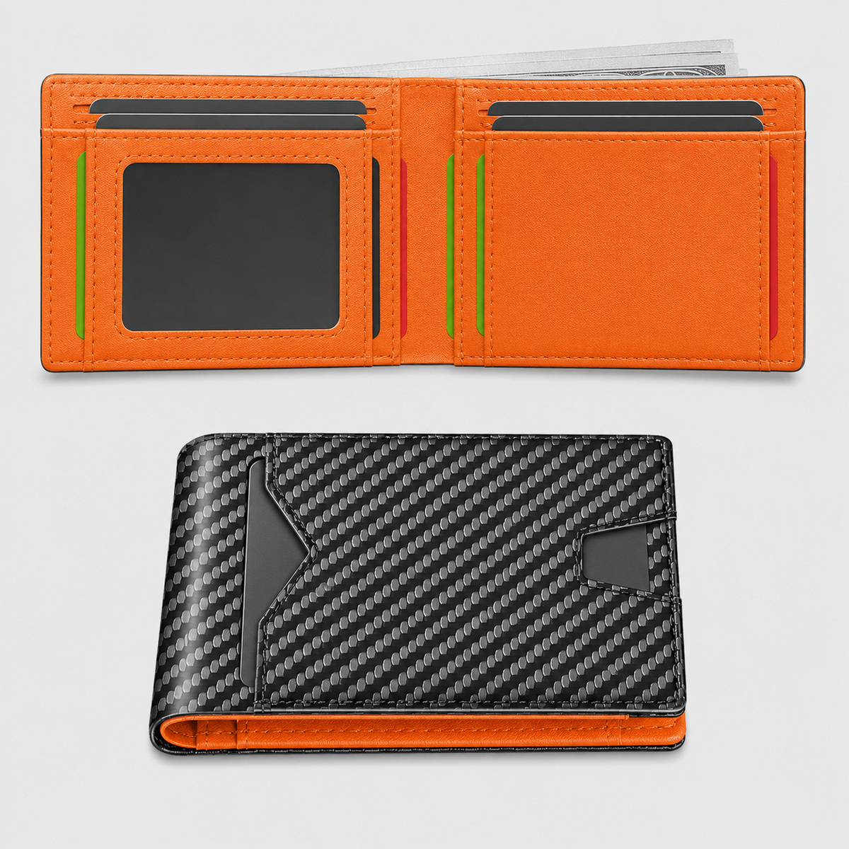 Men's RFID Minimalist Bifold Wallet