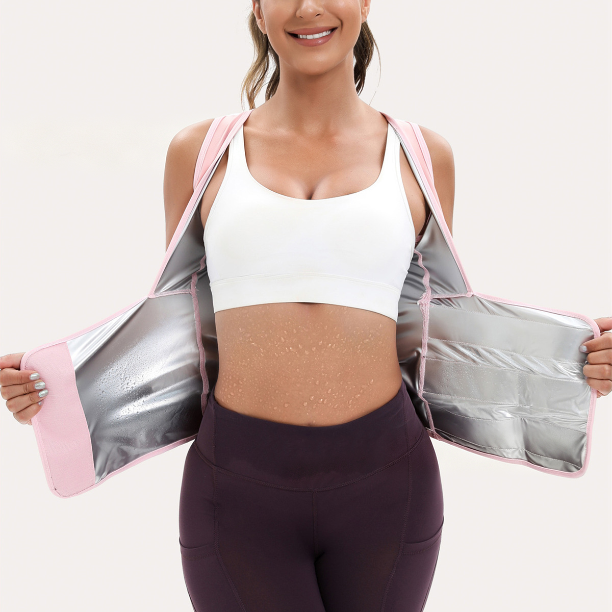 Women's Zip-Up Compression Shapewear Vest - Athletic Active Tops🏋️‍♀️