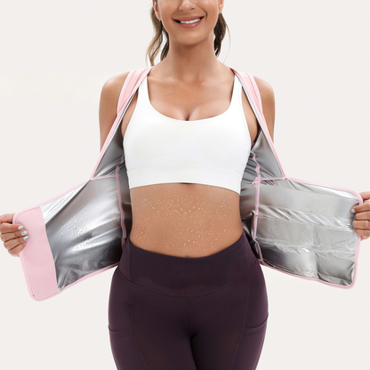 Women's Zip-Up Compression Shapewear Vest - Athletic Active Tops🏋️‍♀️