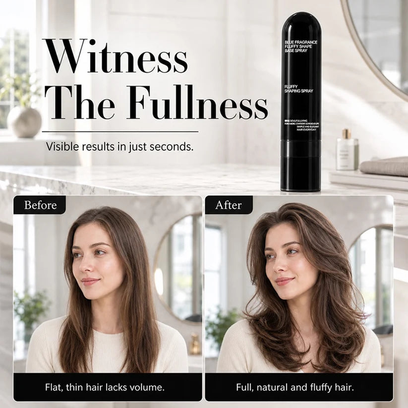 90ml Fluffy Hair Shaping Spray Long Lasting Volumizing Mist with Peach Fragrance