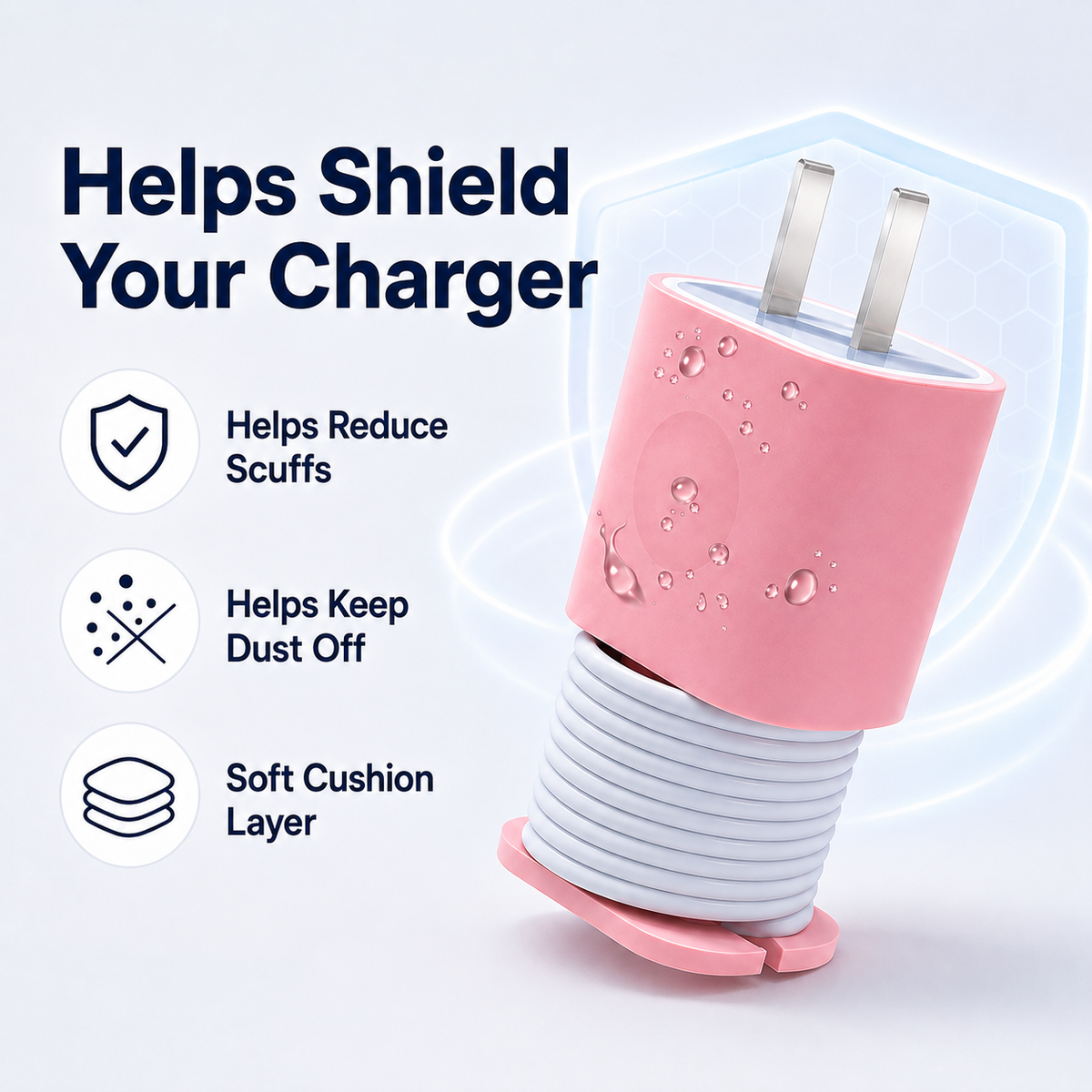 🔥2-in-1 Silicone Charger Protector – No More Messy Wires, No More Scuffed Chargers 🧼