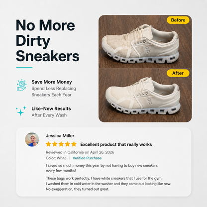 Jynvre Sneaker Wash Bag & Cleaning Pods Bundle