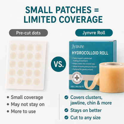Jynvre Hydrocolloid Roll — for acne & blemishes