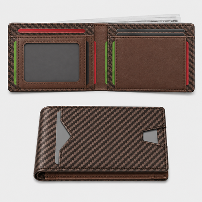 Men's RFID Minimalist Bifold Wallet