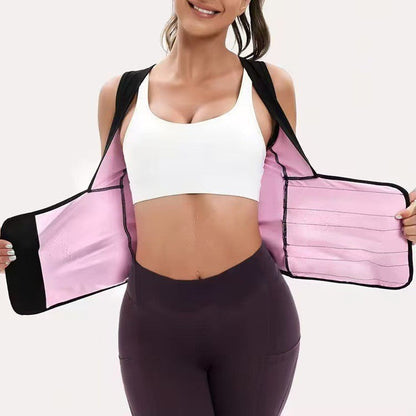 Women's Zip-Up Compression Shapewear Vest - Athletic Active Tops🏋️‍♀️