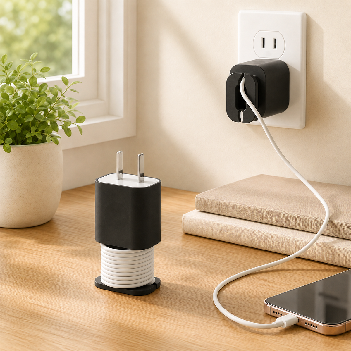 🔥2-in-1 Silicone Charger Protector – No More Messy Wires, No More Scuffed Chargers 🧼
