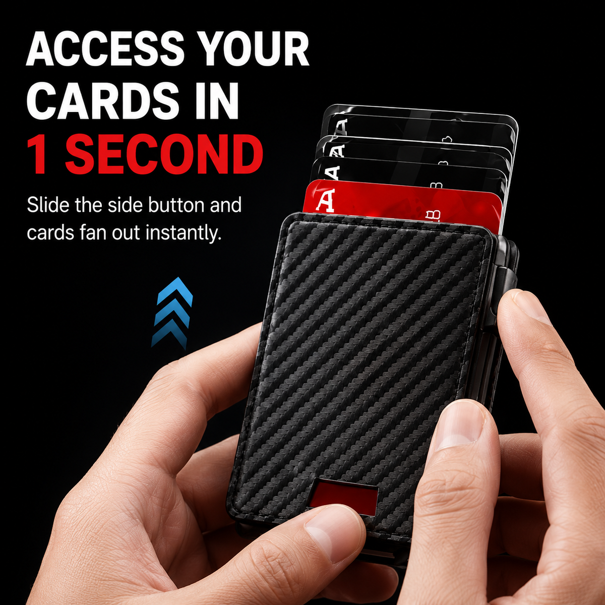 Men's RFID Minimalist Bifold Wallet