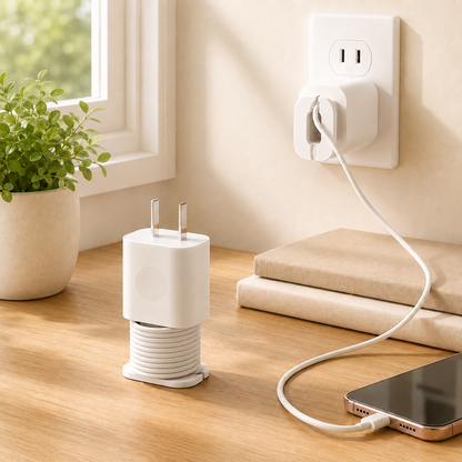 🔥2-in-1 Silicone Charger Protector – No More Messy Wires, No More Scuffed Chargers 🧼