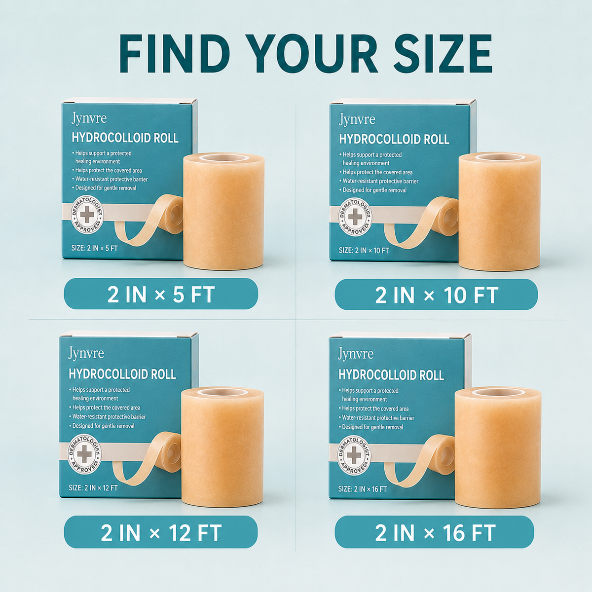 Jynvre Hydrocolloid Roll — for acne & blemishes