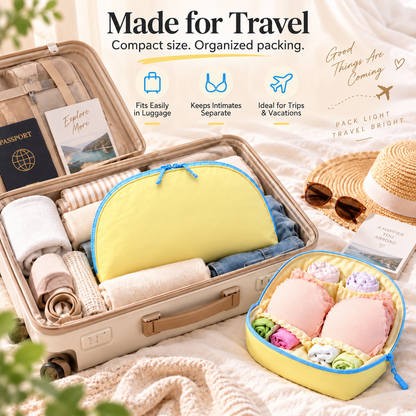 🧳 3-in-1 Travel Underwear Storage Bag