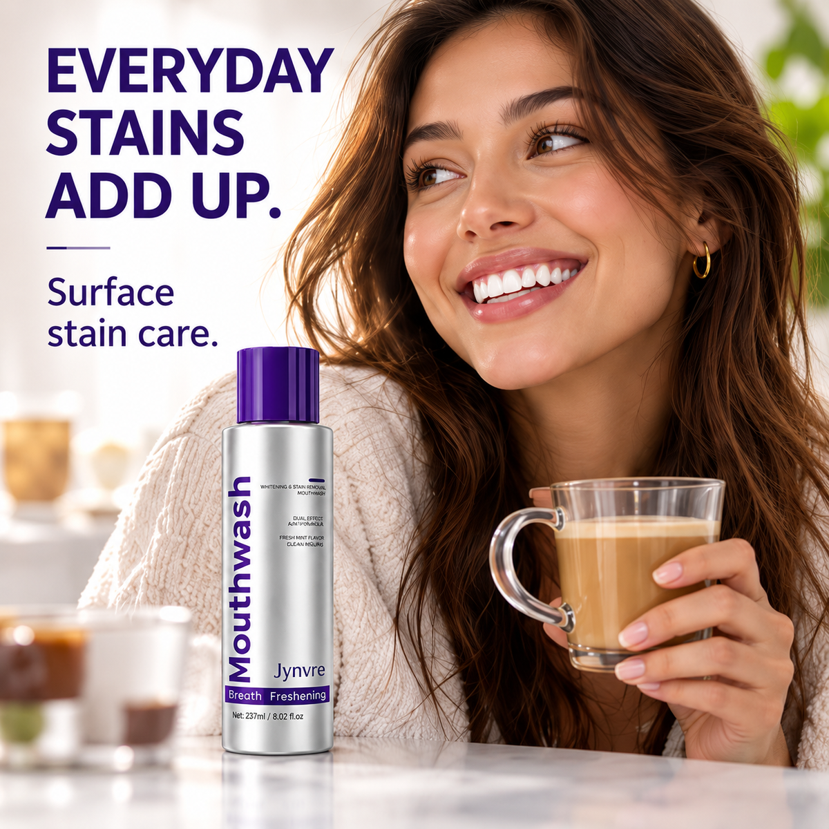 [New] Jynvre Whitening & Stain Revmoal Mouthwash Complete Care Mouthwash